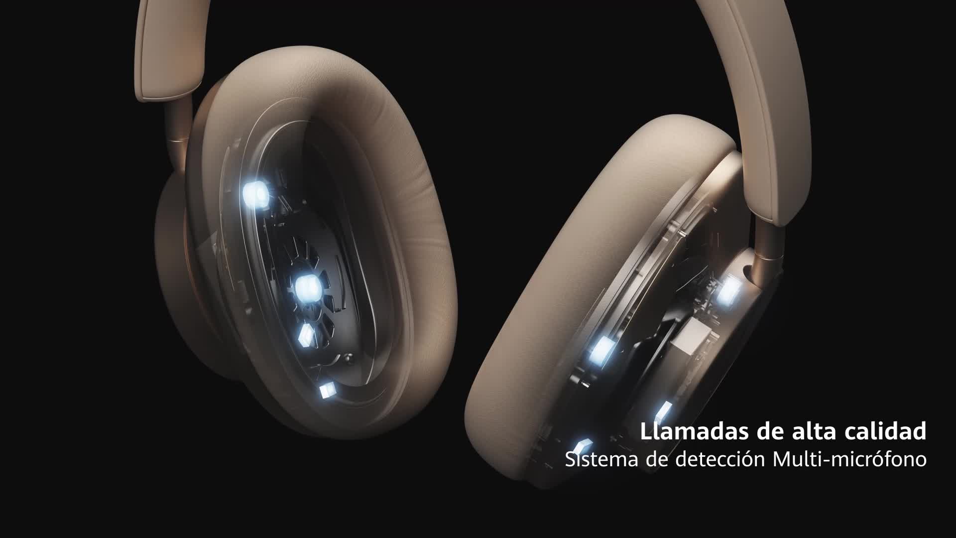 HUAWEI FreeBuds Studio Gold + Band 4 Pro Black - Auriculares